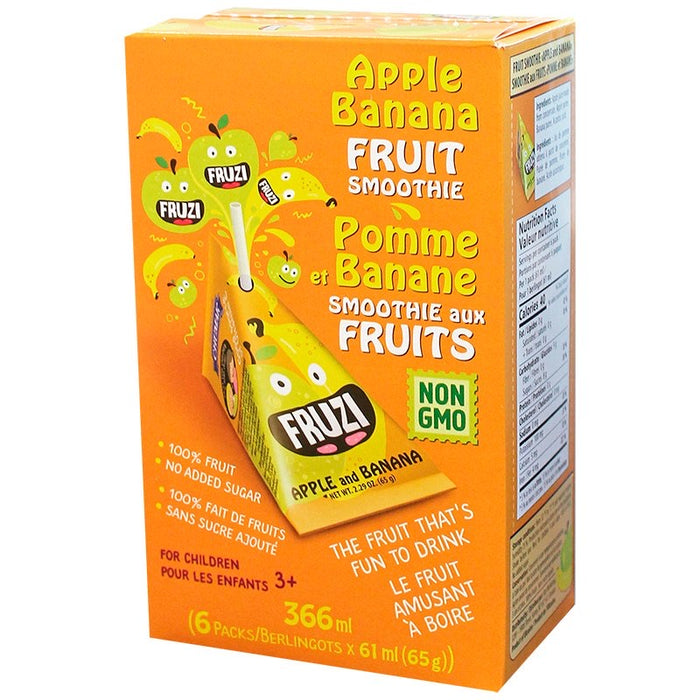 Fruzi Apple Banana Fruit Smoothie