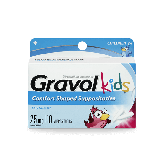 GRAVOL Kids Comfort-Shaped Suppositories