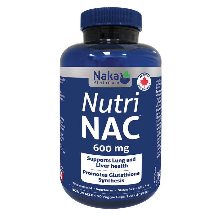 Naka Platinum Nutri NAC 600mg 150 Capsules