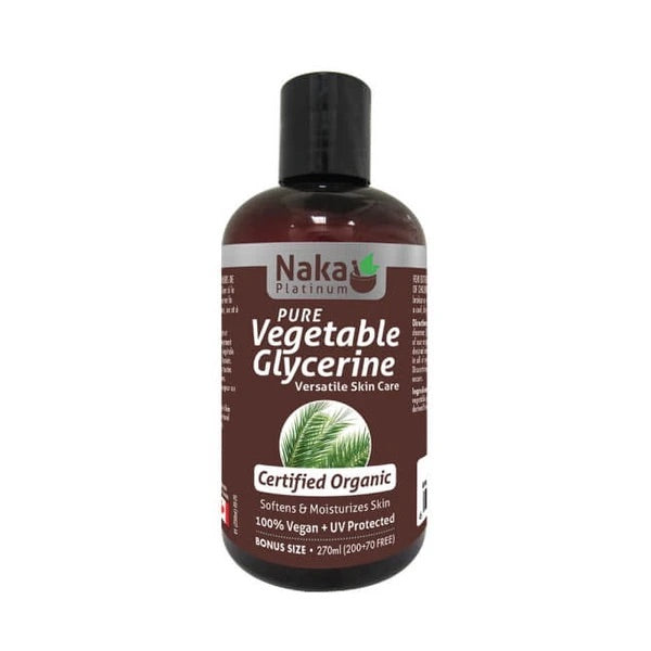 Naka Pure Vegetable Glycerin 270ml (Bonus Size)