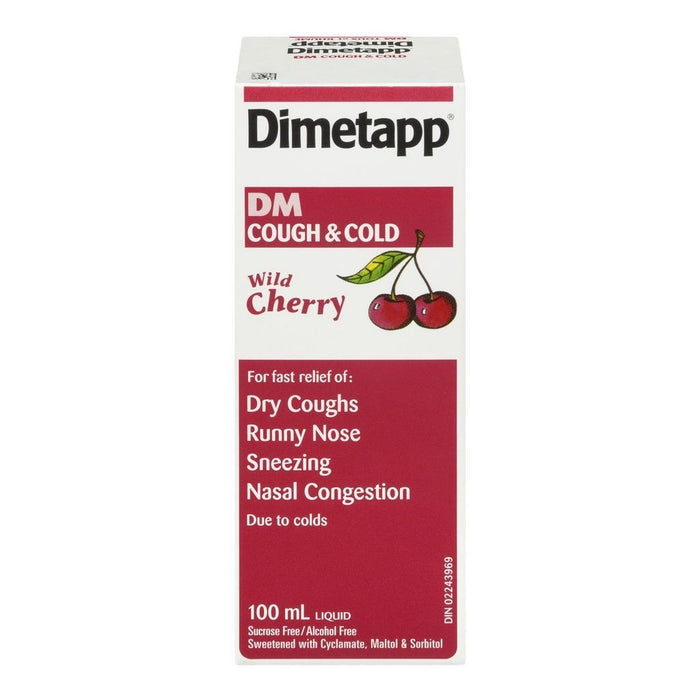 DIMETAPP  DM Cough and Cold Wild Cherry Flavour 100 ml
