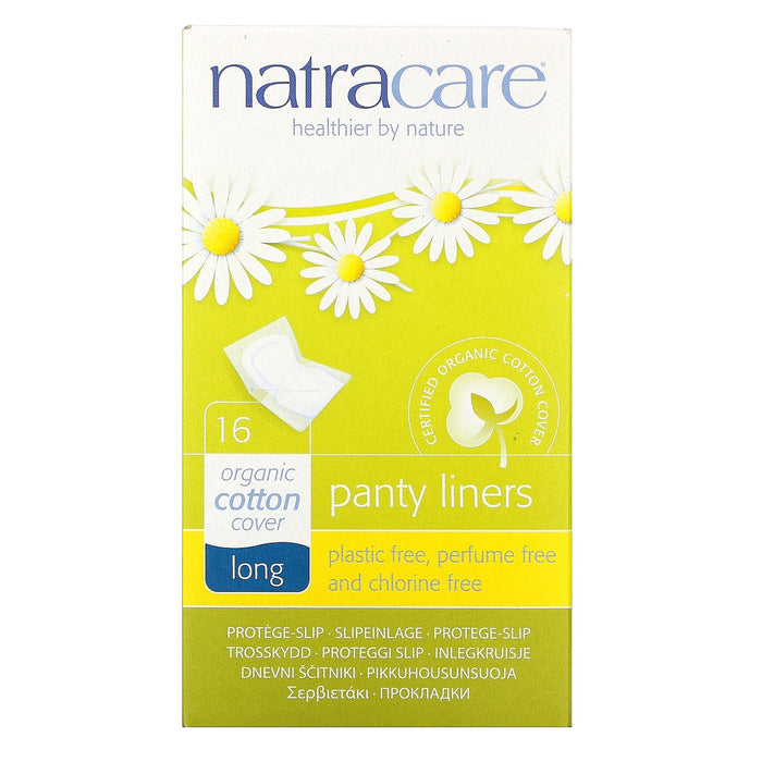 Natracare Long Panty Liners 16 Count
