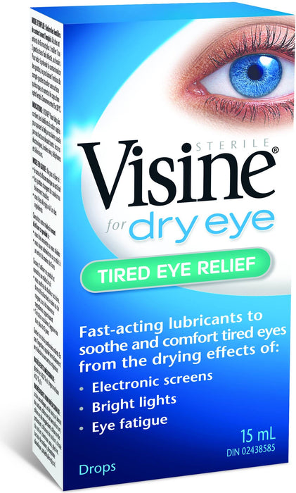 Visine for Dry Eyes Tired Eye Relief 15ml