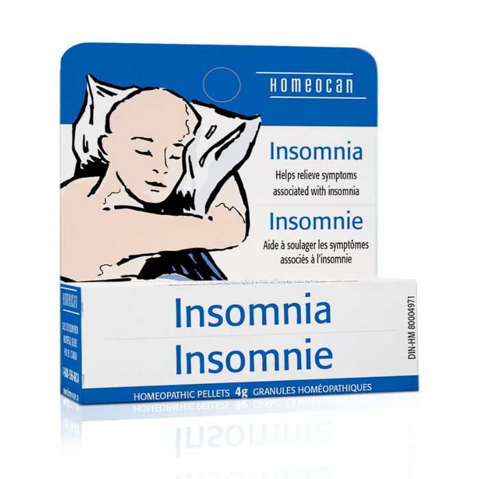 Insomnia Relief Homeopathic Pellets 4g Homeocan