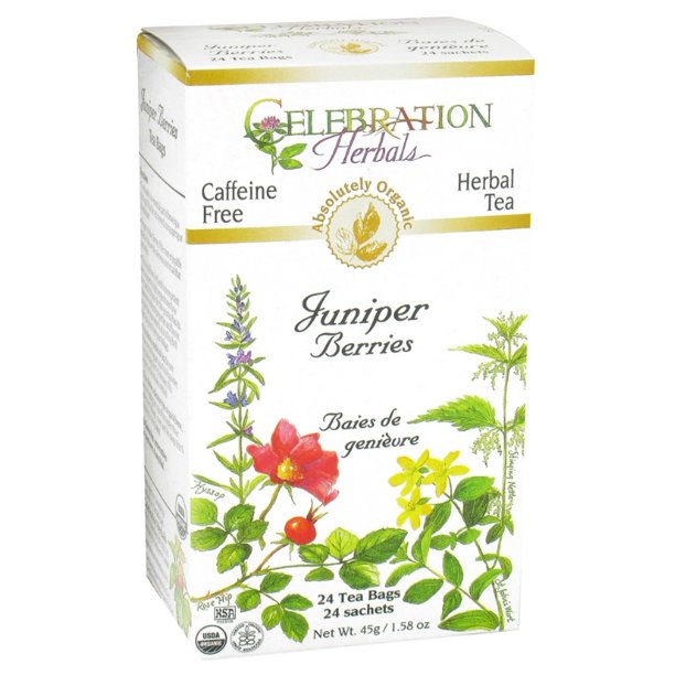 Juniper Berries Herbal Tea 24 Tea Bags Celebration Herbals