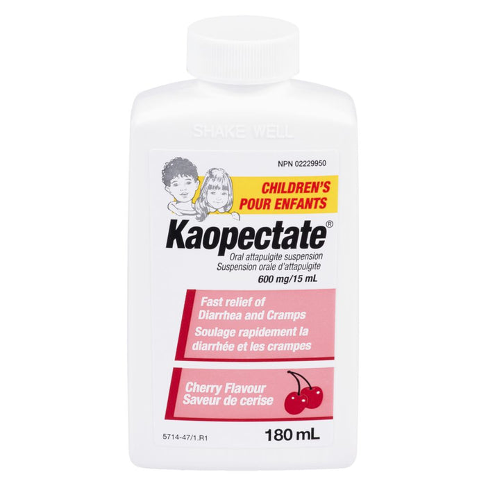 Children's Kaopectate Suspension 180ml Cherry Flavoured Liquid