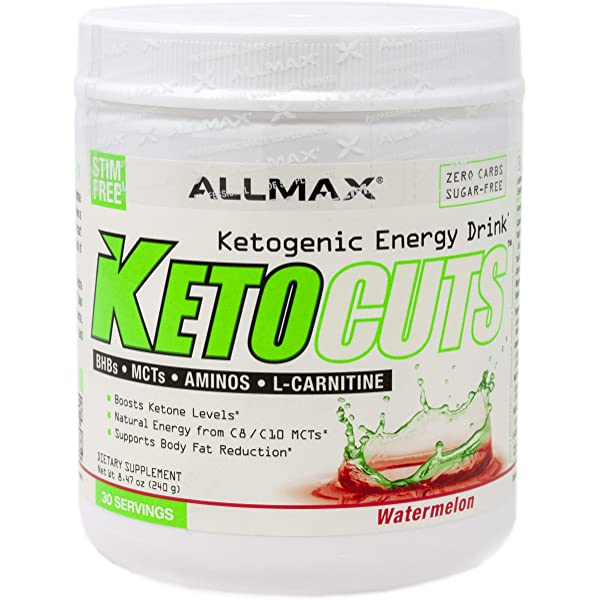 Keto Cuts Ketogenic Energy Drink 30 Servings Allmax