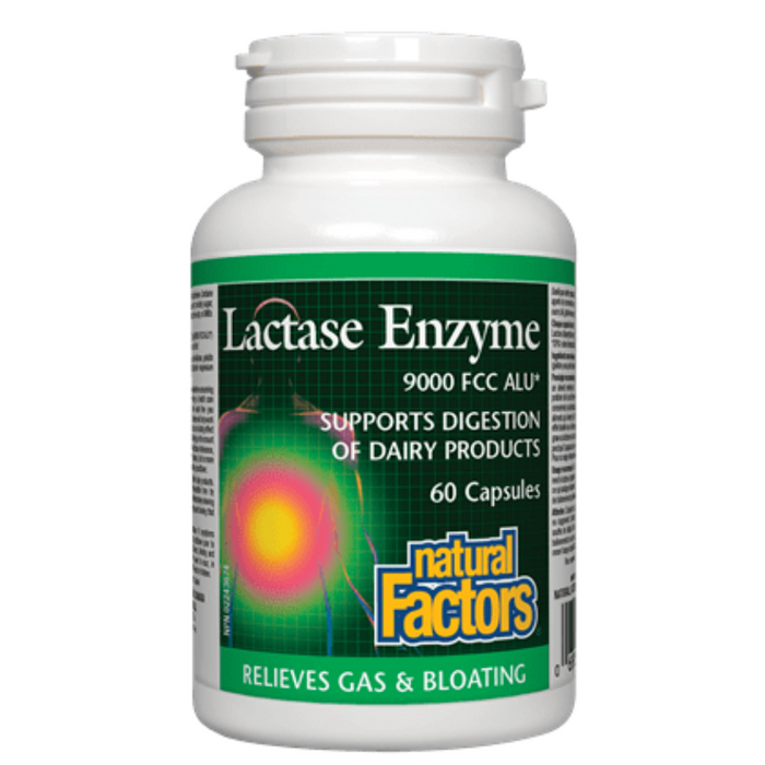 Lactase Enzyme 60 Capsules Natural Factors