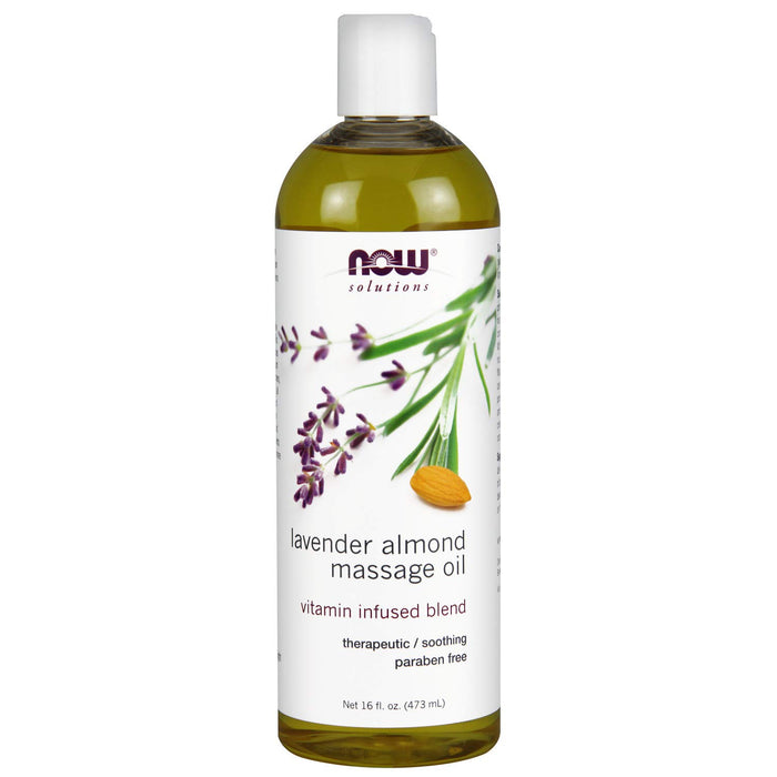 Lavender Almond Massage Oil 473ml Now Foods
