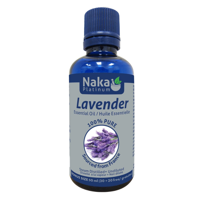 Lavender 100% Pure + Natural Essential Oil 50ml Naka