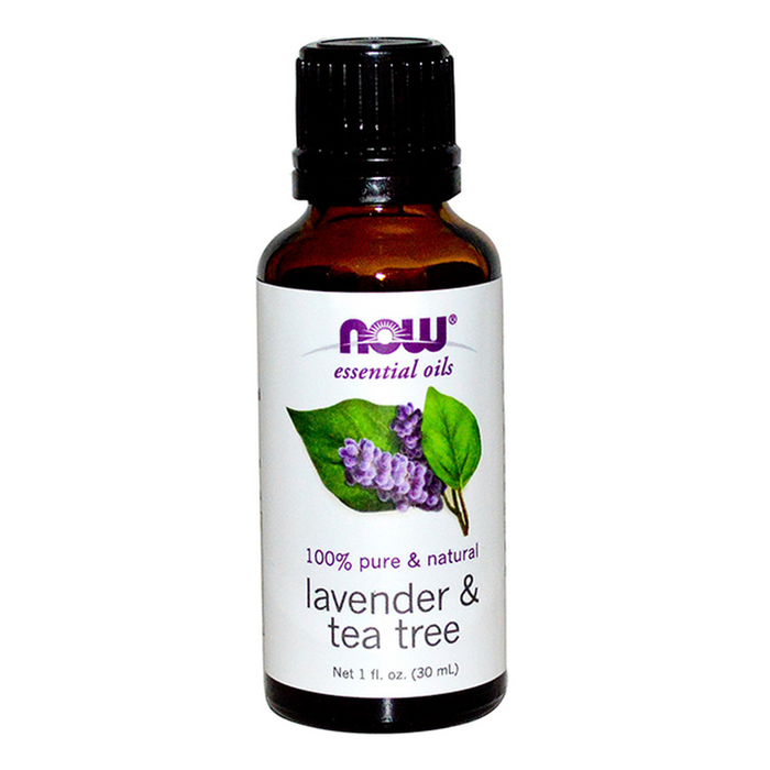 Lavender & Tea Tree 100% Pure Essential Oil 30ml Now Foods