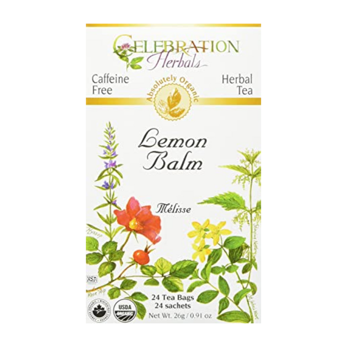 Lemon Balm Herbal Tea 24 Tea Bags Celebration Herbals