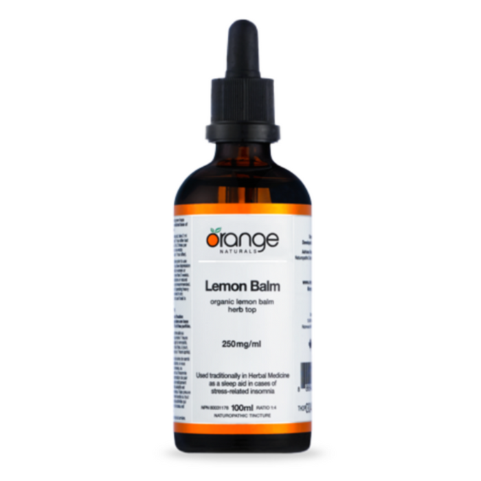 Lemon Balm Tincture 100ml Orange Naturals
