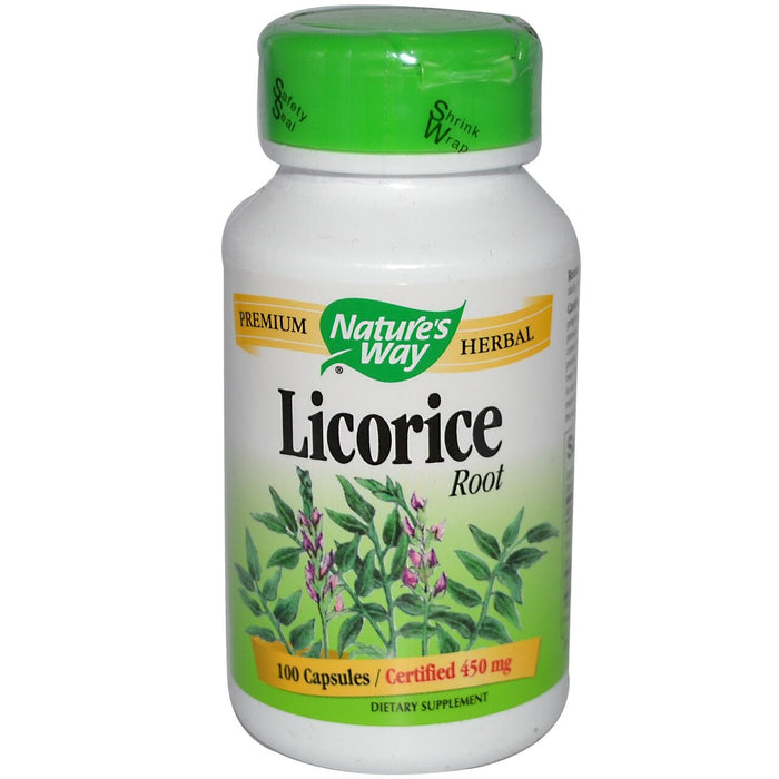 Licorice Root 450mg 100 Capsules Nature's Way