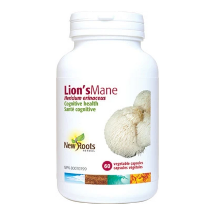 Lion's Mane 500mg 60 Capsules New Roots Herbal