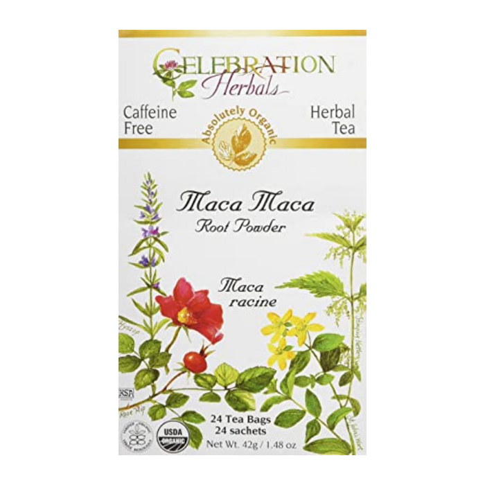 Maca Maca Root Powder Herbal Tea 24 Tea Bags Celebration Herbals