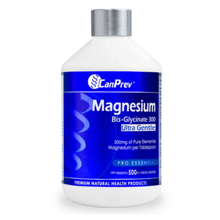 Magnesium Bis-Glycinate 300 Ultra Gentle 500ml CanPrev