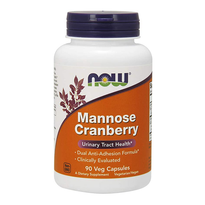 Mannose Cranberry 700mg 90 Capsules Now Foods