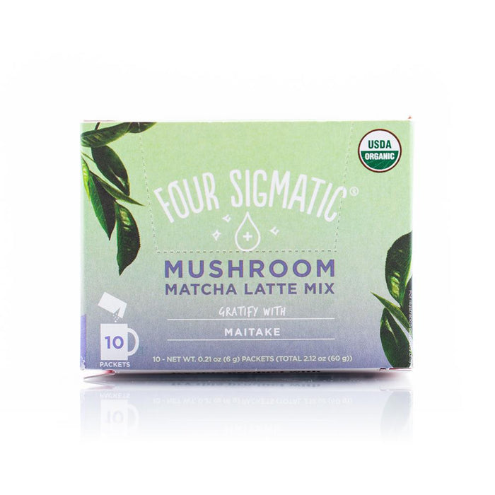 Mushroom Matcha Latte Mix with Maitake 10 Packets Four Sigmatic