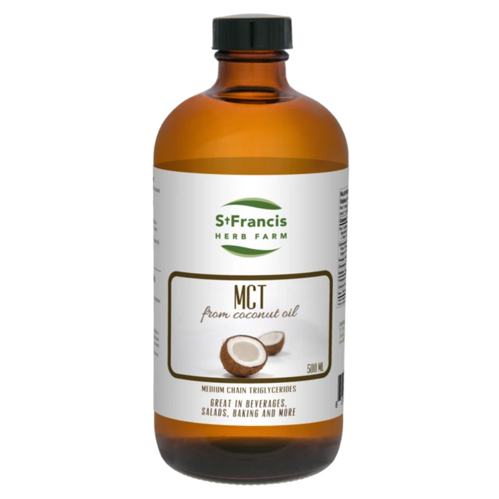 MCT Oil from Coconut Oil 500ml St. Francis Herb Farm