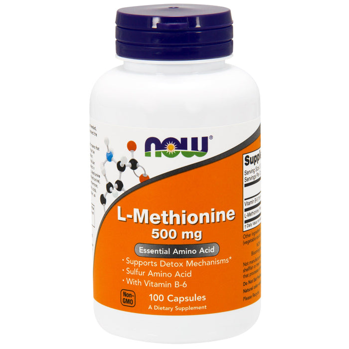 L-Methionine 500mg 100 Caps Now