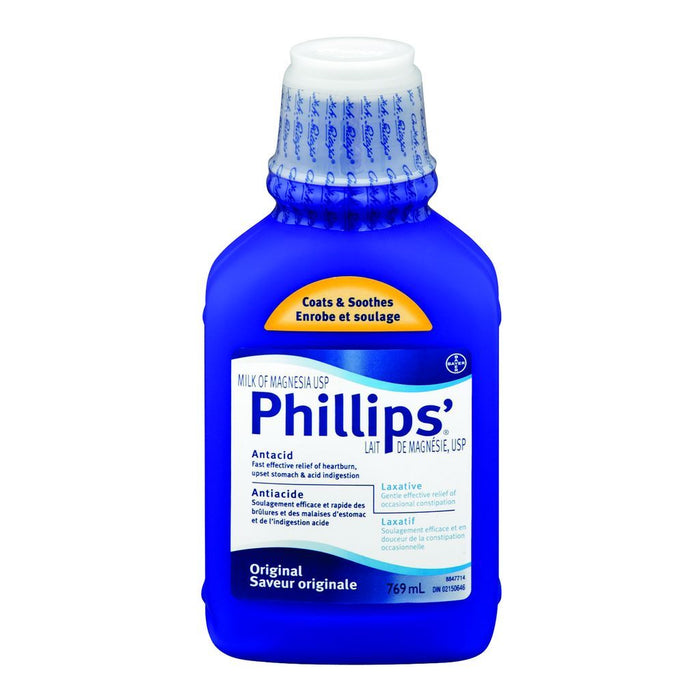 Phillips Milk of Magnesia USP Antacid 769ml Liquid