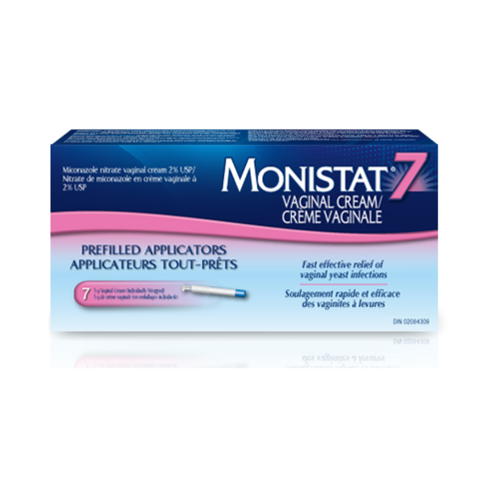 Monistat 7 Vaginal Cream 7 Prefilled Applicators