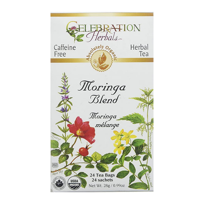 Moringa Blend Herbal Tea 24 Tea Bags Celebration Herbals