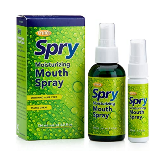 Spry Moisturizing Mouth Spray with Aloe Vera and Xylitol 134ml