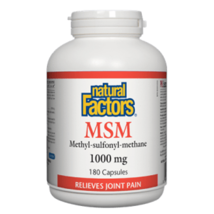 MSM 180 Capsules Natural Factors