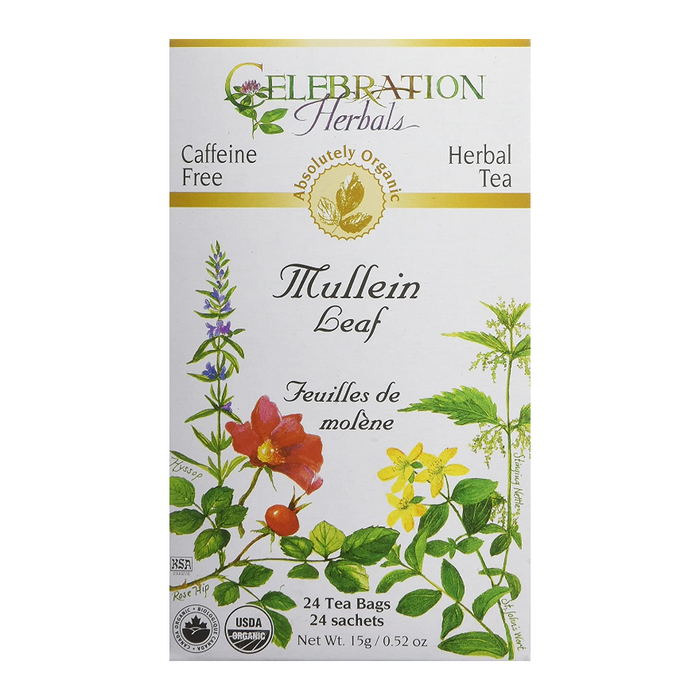Mullein Leaf Herbal Tea 24 Tea Bags Celebration Herbals