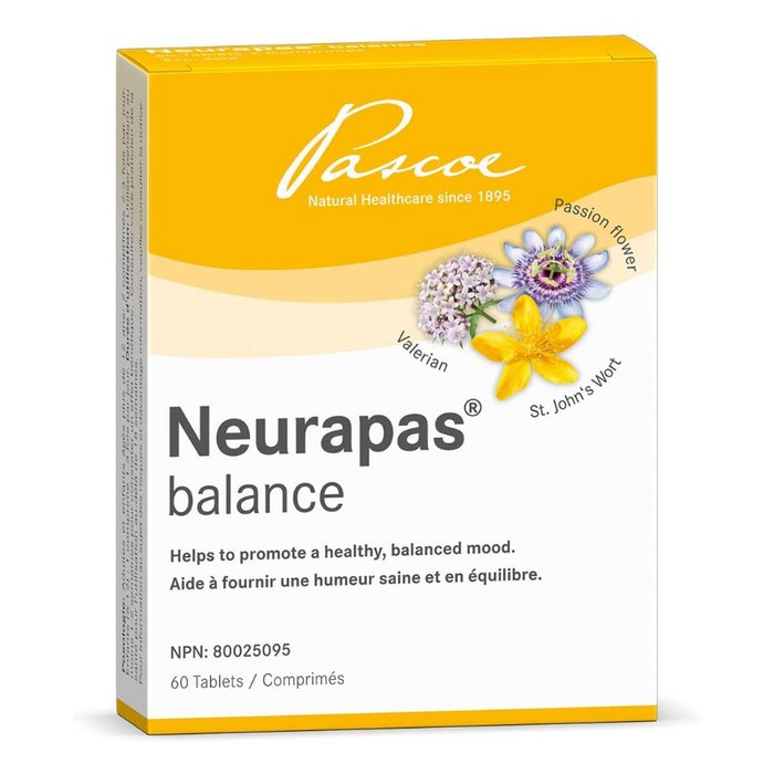 Neurapas Balance 100 Tablets Homeopathic Mood Balancer Pascoe