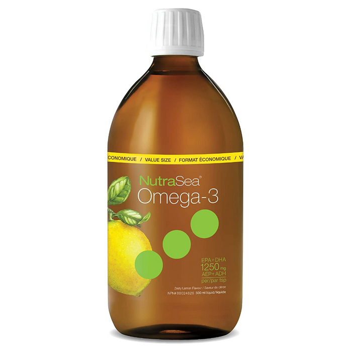 NutraSea Omega-3 Fish Oil Zesty Lemon Flavour