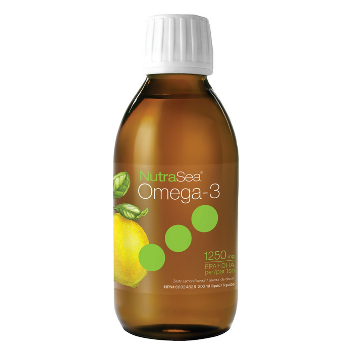 NutraSea Omega-3 Fish Oil Zesty Lemon Flavour