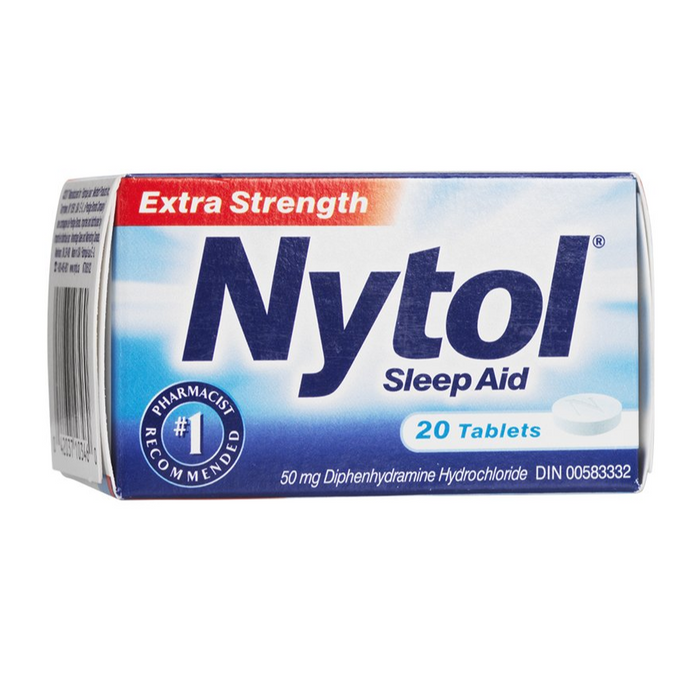 Nytol Sleep Aid Extra Strength 50mg 20 Caplets