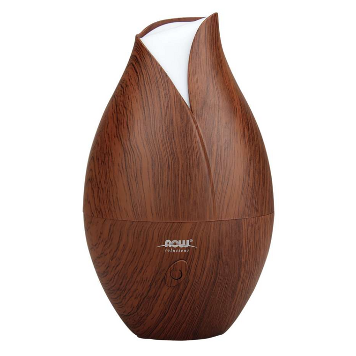 Ultrasonic Faux Wood Grain Oil Diffuser Now Foods