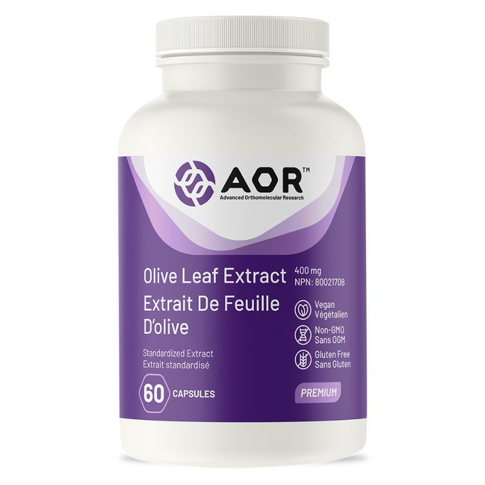 Olive Leaf Extract 400mg 60 Capsules AOR