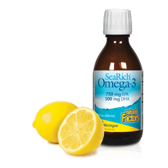 SeaRich Omega-3 Lemon Meringue Natural Factors