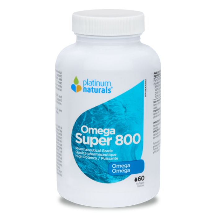 Omega Super 800 60 Softgels Platinum Naturals