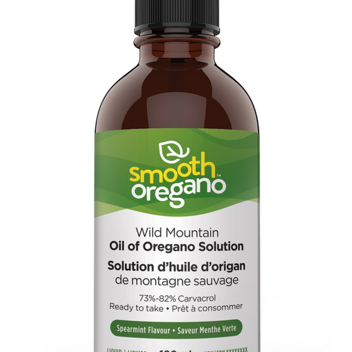 Wild Mountain Oil of Oregano Solution 100ml Spearmint Flavour Smooth Oregano