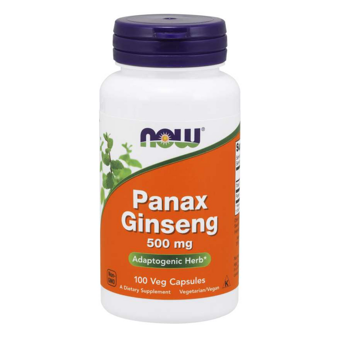 Panax Ginseng 500mg 100 Capsules Now Foods