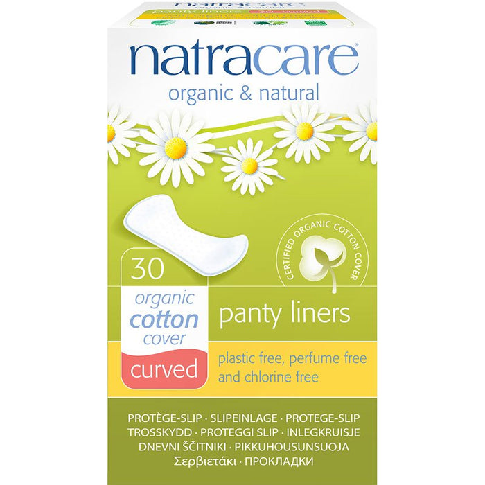 Natracare Curved Panty Liners 30 Count