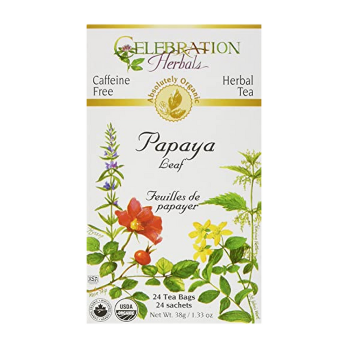 Papaya Leaf Herbal Tea 24 Tea Bags Celebration Herbals