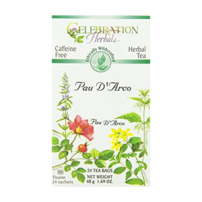 Pau D'Arco Herbal Tea 24 Tea Bags Celebration Herbals