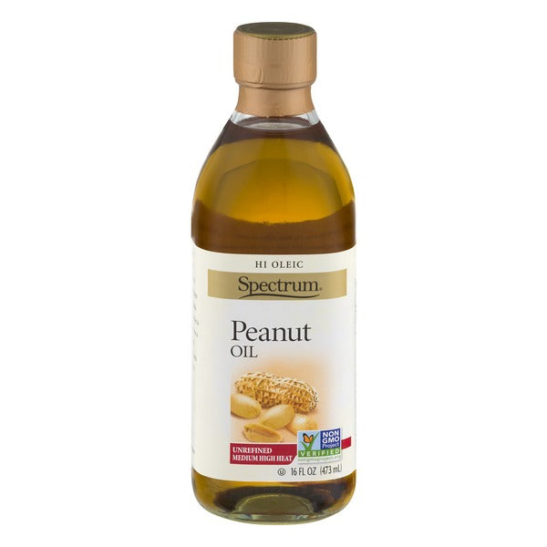 Unrefined Peanut Oil 375ml Spectrum Naturals
