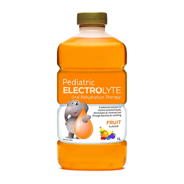 Pediatric Electrolyte Drink Oral Rehydration Therapy Fruit Flavoured 1L