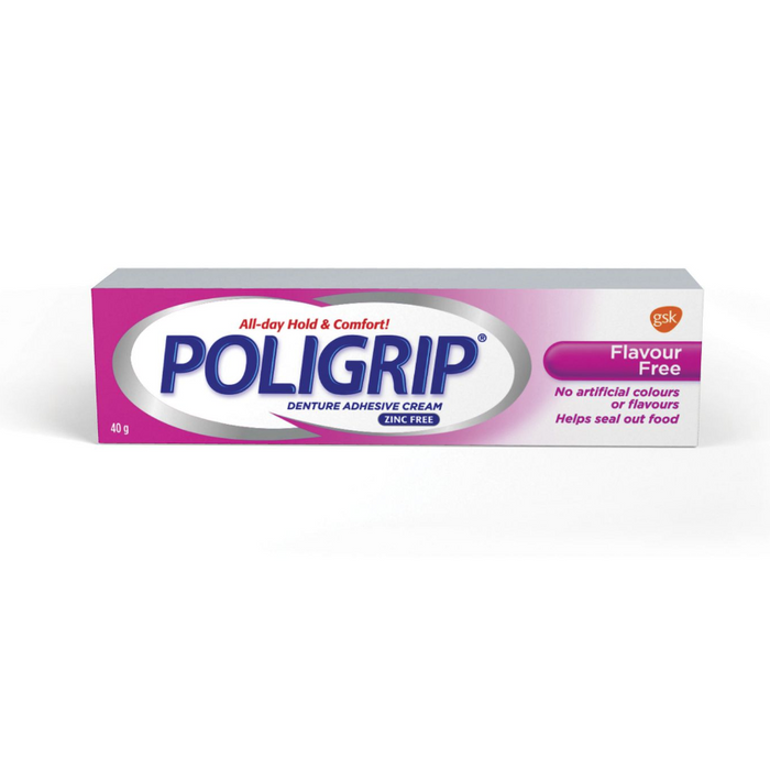 Poligrip Denture Adhesive Cream Zinc Free
