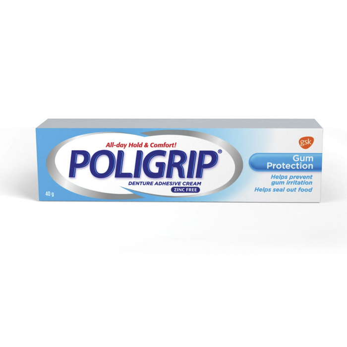 Poligrip Denture Adhesive Cream Zinc Free