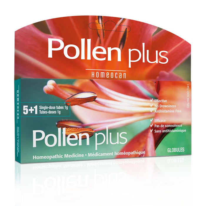 Pollen Plus 5+1 Single Dose Tubes 1g Homeocan