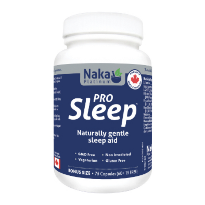 Pro Sleep Gentle Sleep Aid Bonus Size 75 Capsules Naka